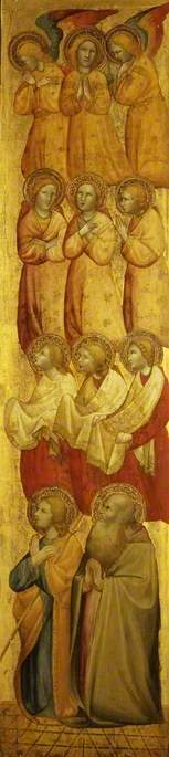 São Tiago e (?) São André com anjos - Olivuccio di Ciccarello