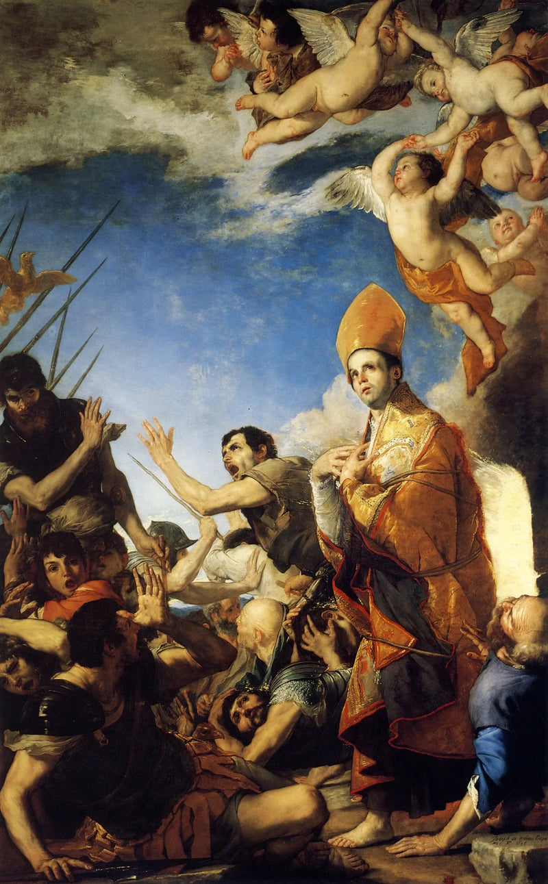 São Januário saindo da indemnidade do forno - Jusepe de Ribera