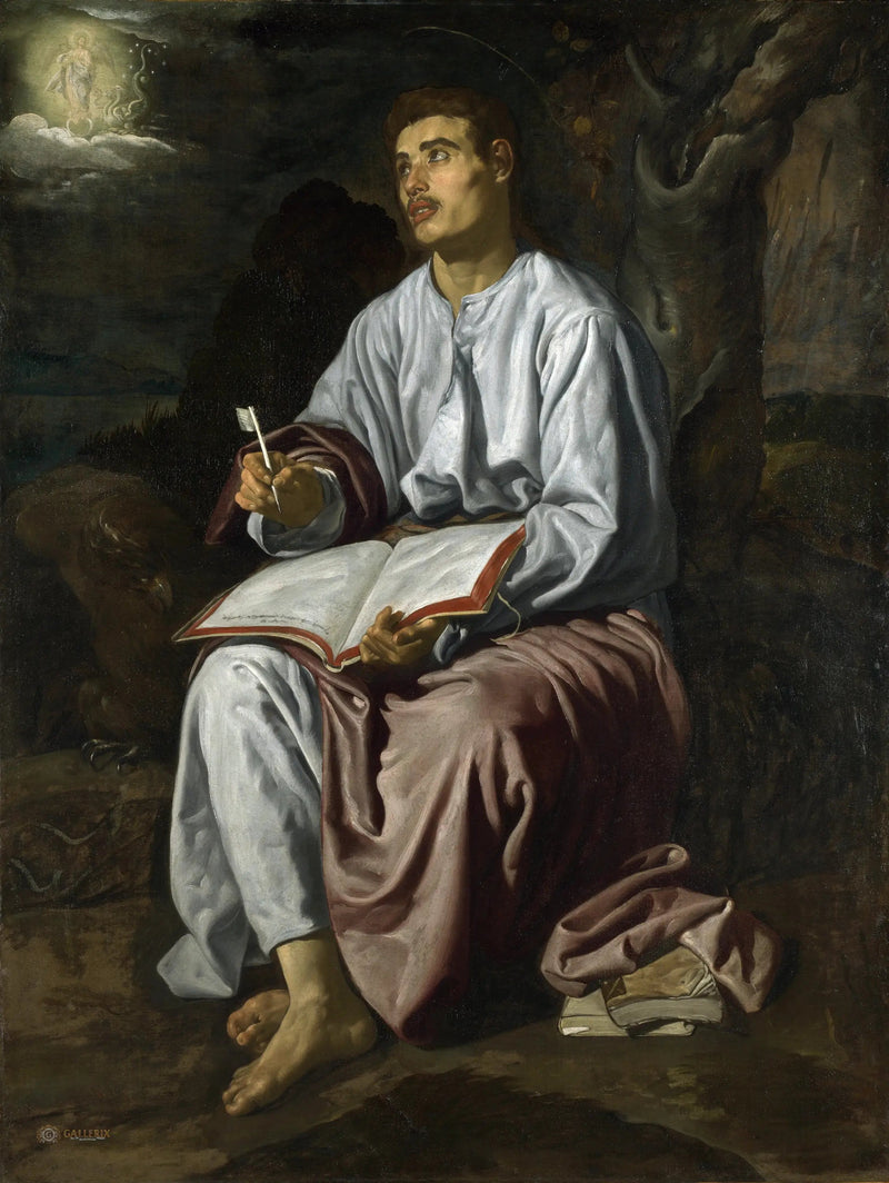 São João na Patmos - Diego Velázquez