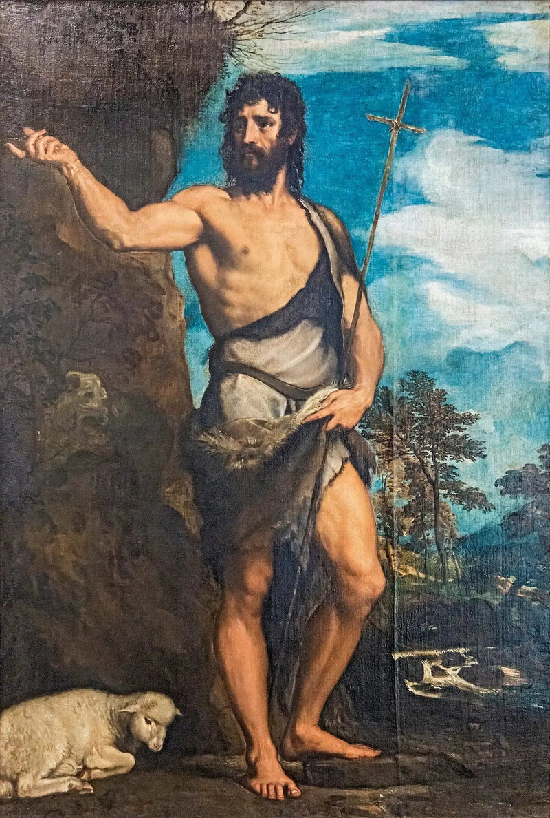 São João Batista no Deserto - Titian