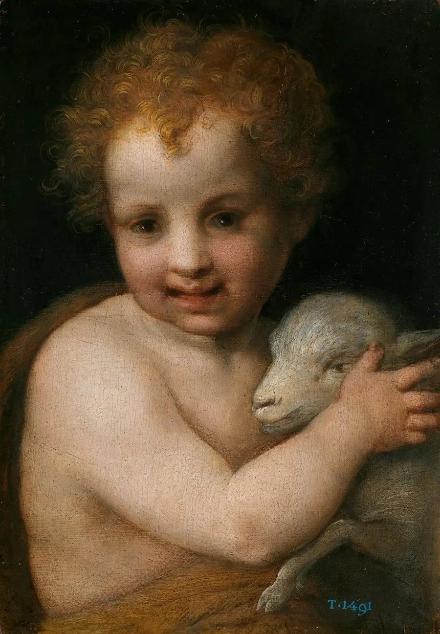 São João Batista com o Cordeiro - Andrea del Sarto