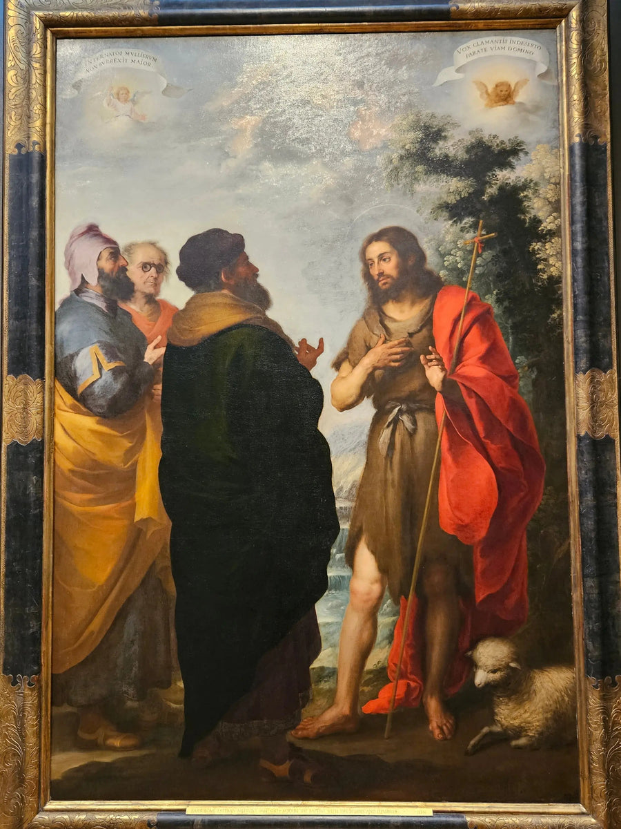 São João Batista com os escribas e fariseus - Bartolomé Esteban Murillo