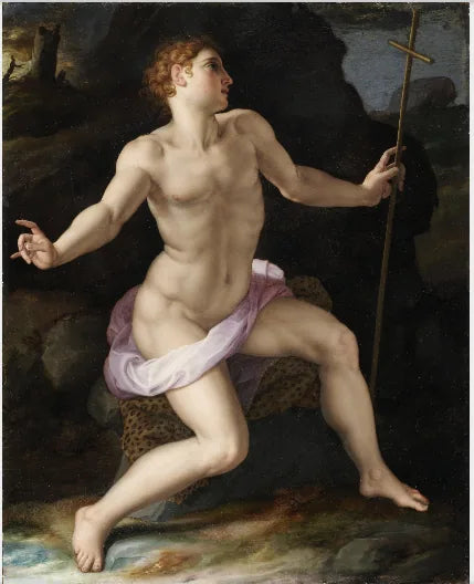 São João Batista no deserto - Bronzino
