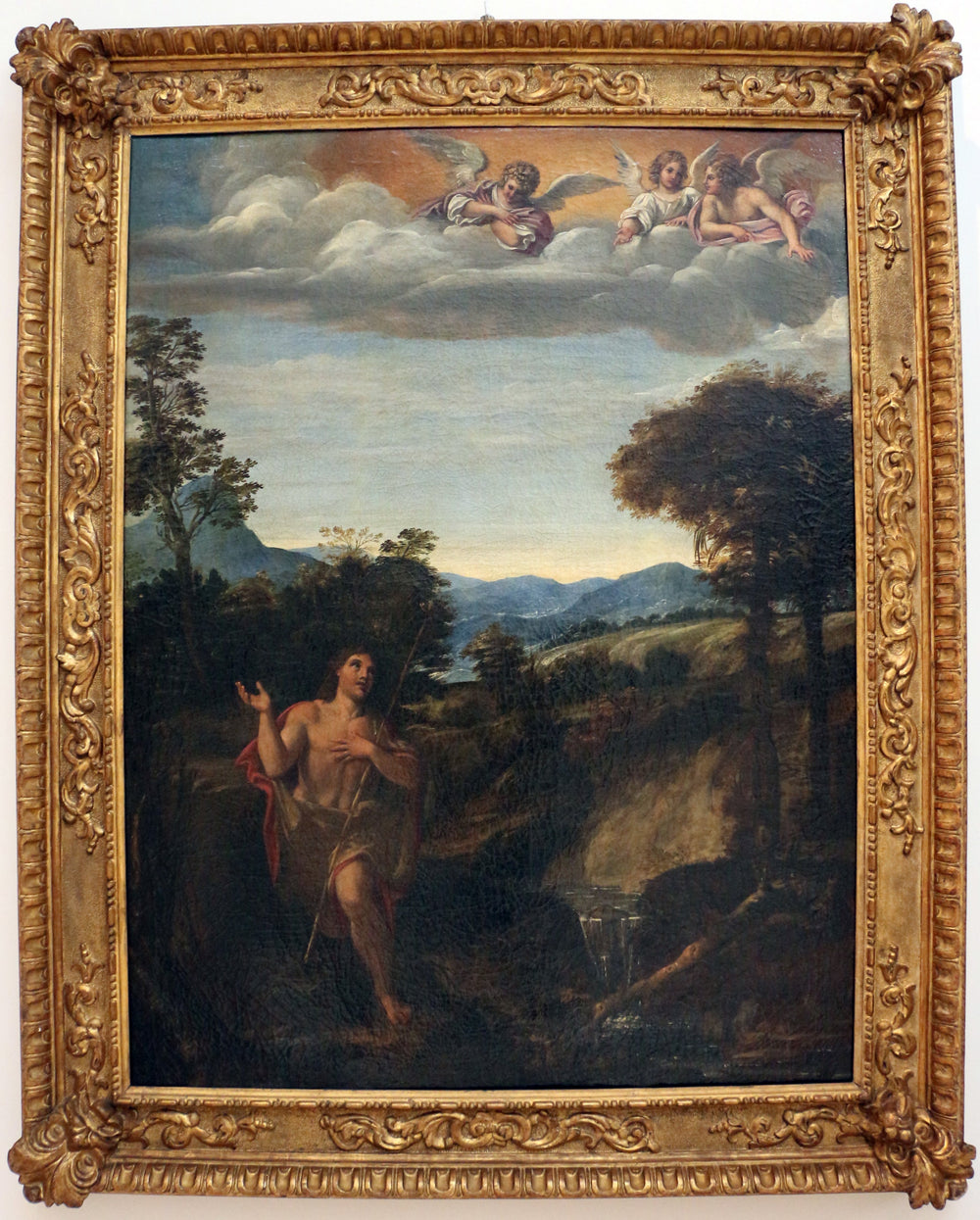 Saint Jean-Baptiste dans un paysage - Annibale Carracci - Alpha Reproduction