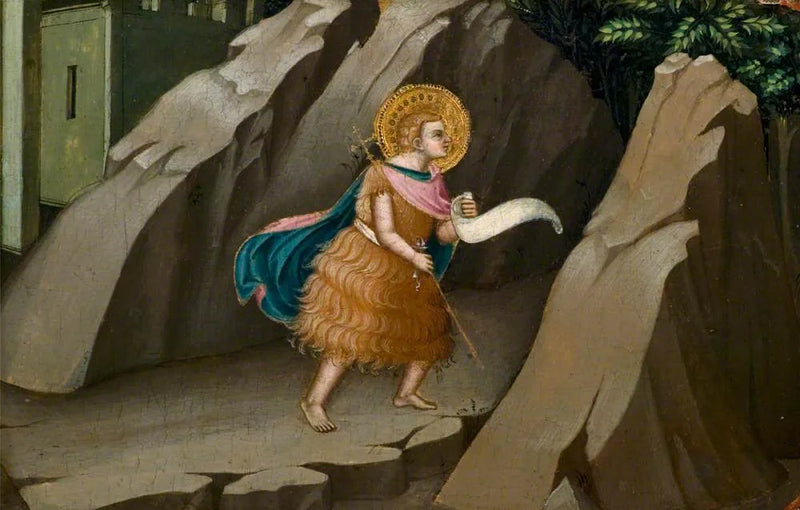 São João Batista entrando no deserto - Lorenzo Monaco