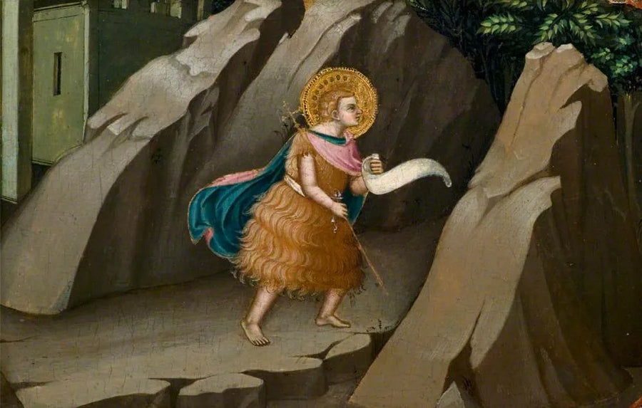 São João Batista entrando no deserto - Lorenzo Monaco