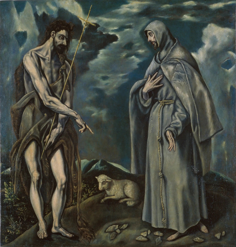São João Batista e São Francisco de Assis - El Greco