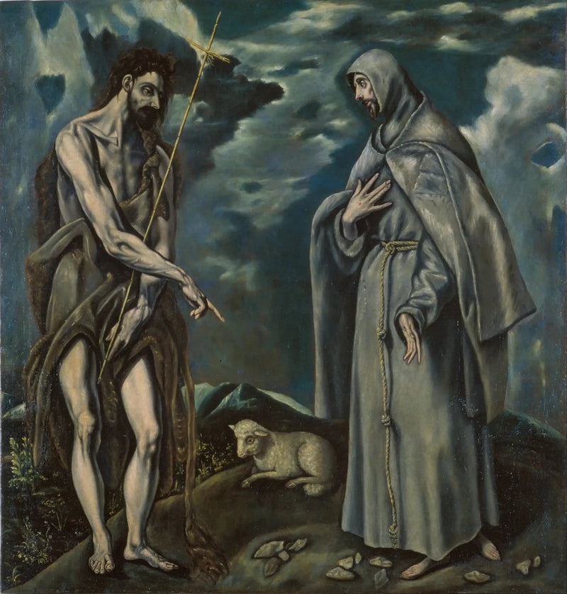 São João Batista e São Francisco de Assis - El Greco