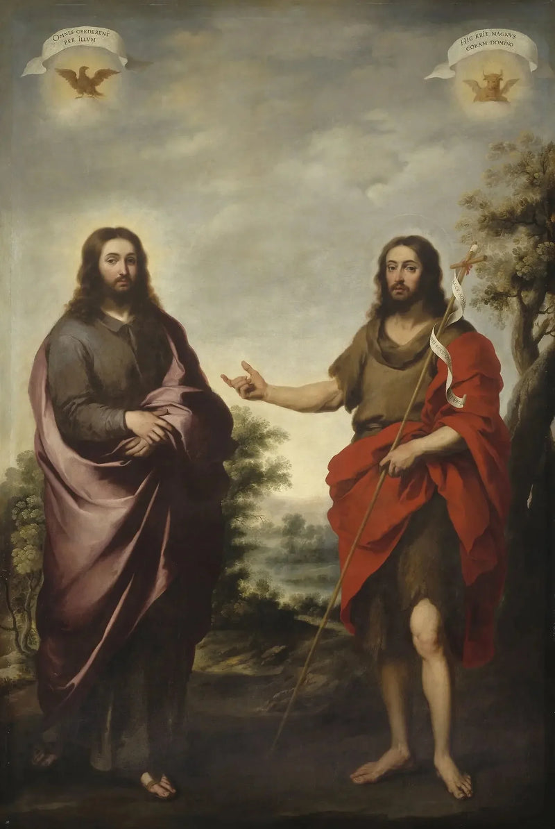 São João Batista mostrando Cristo - Bartolomé Esteban Murillo