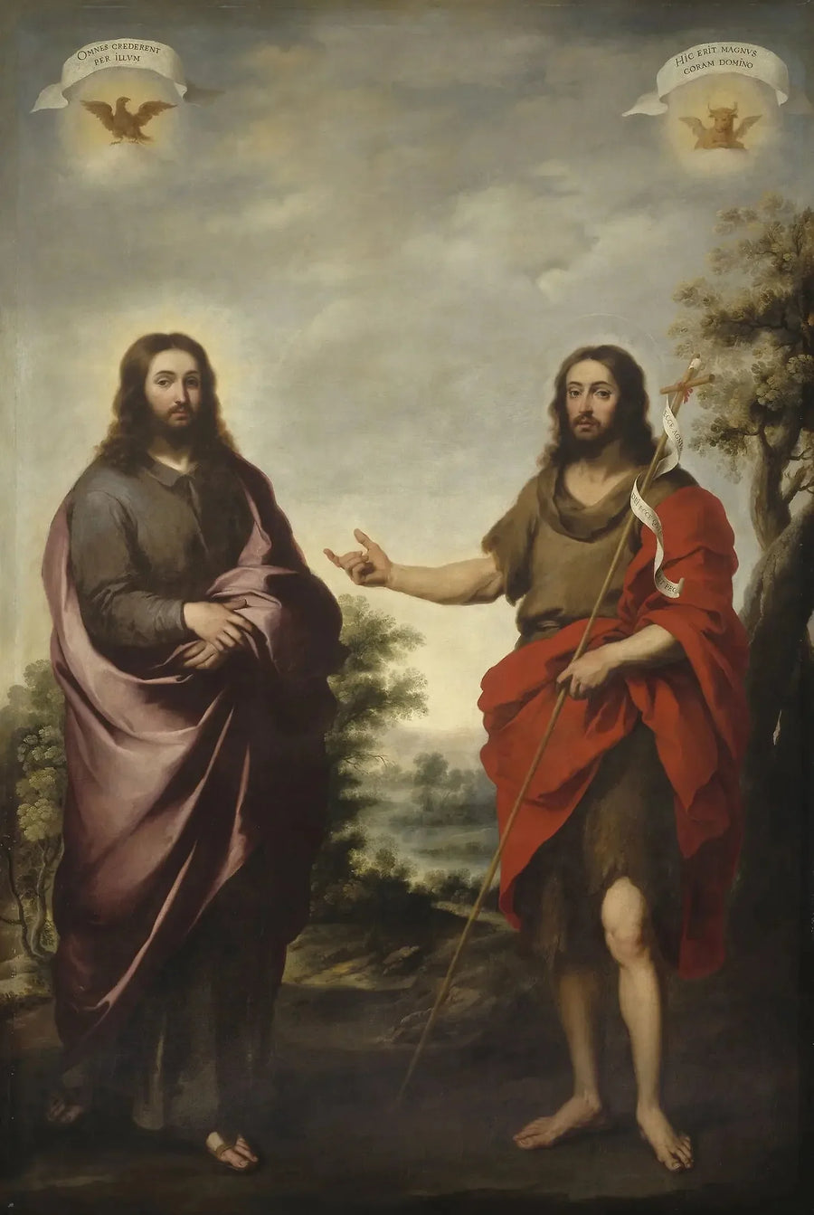 São João Batista mostrando Cristo - Bartolomé Esteban Murillo