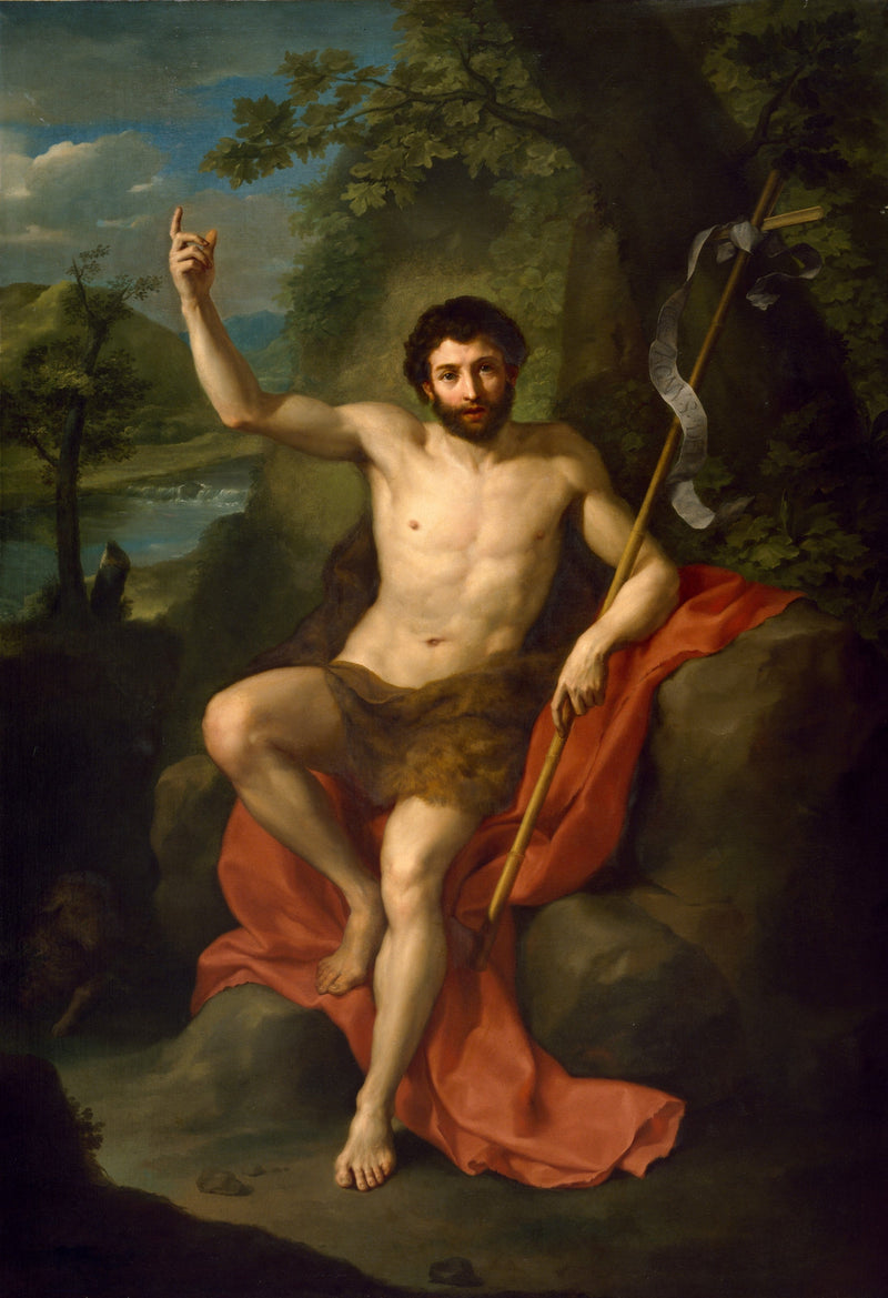 São João Batista pregando no deserto - Anton Raphael Mengs