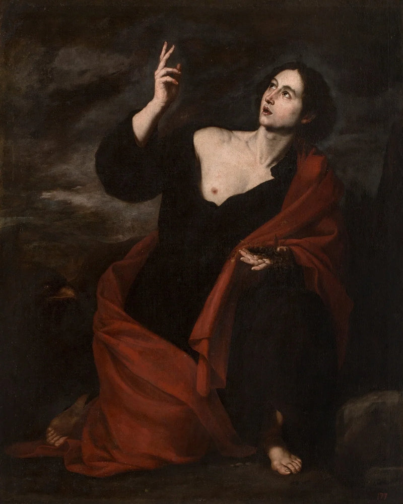 São João Evangelista em Patmos - Jusepe de Ribera