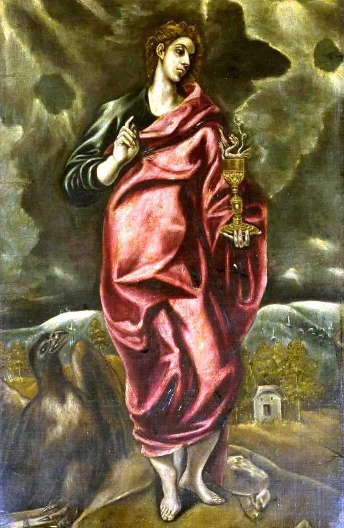 São João Evangelista em pé - El Greco