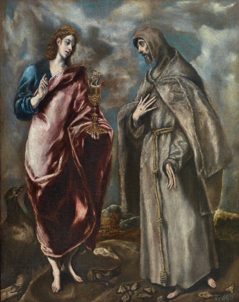 São João Evangelista e São Francisco de Assis - El Greco