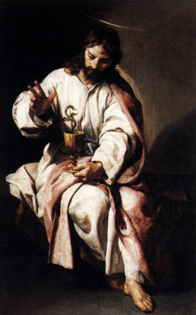 São João Evangelista e a taça envenenada - Alonso Cano