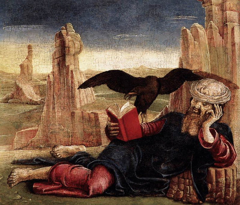 São João Evangelista em Patmos - Cosmè Tura