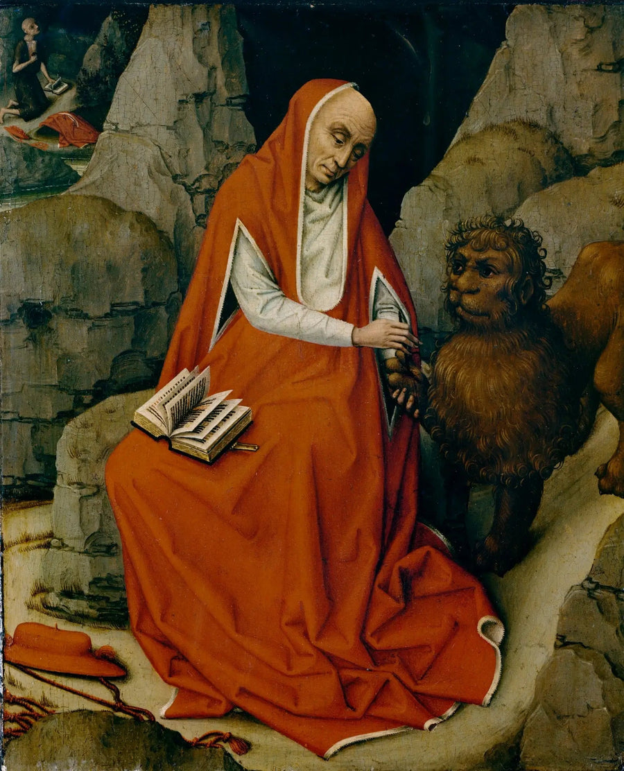São Jerônimo no deserto - Rogier van der Weyden