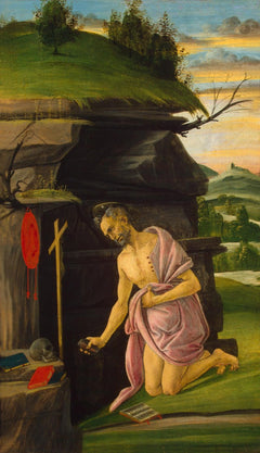 São Jerônimo penitente, por volta de 1498-1505 - Sandro Botticelli
