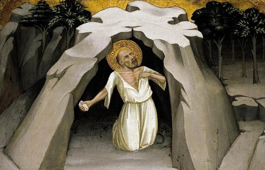 São Jerônimo no deserto - Lorenzo Monaco
