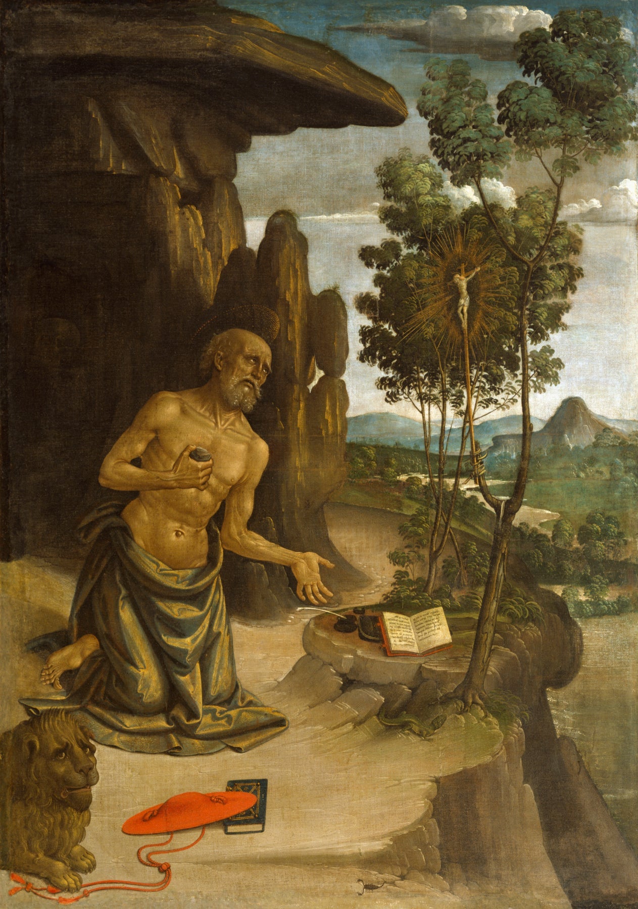 Saint Jérôme dans le désert - Pinturicchio - Alpha Reproduction