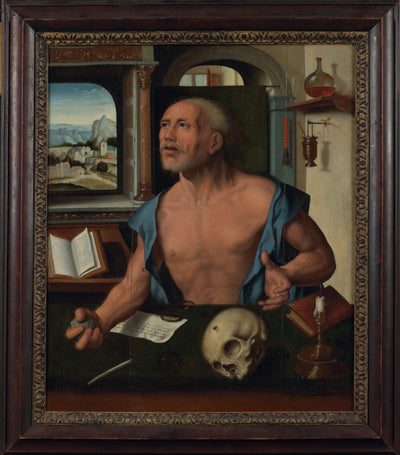 Saint Jérôme dans sa cellule - Joos van Cleve - Alpha Reproduction