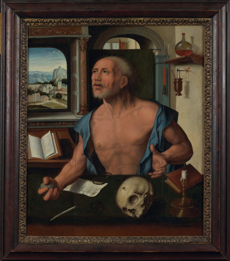 São Jerônimo em sua cela - Joos van Cleve