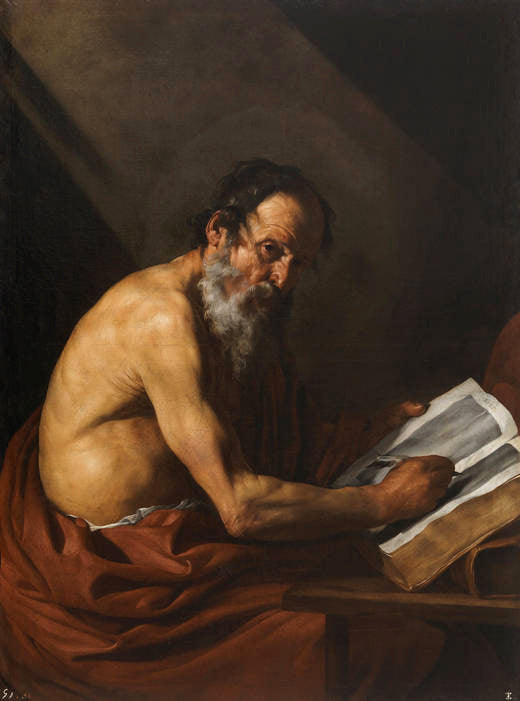São Jerônimo escrevendo - Jusepe de Ribera