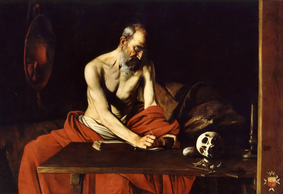São Jerônimo escrevendo - Caravaggio