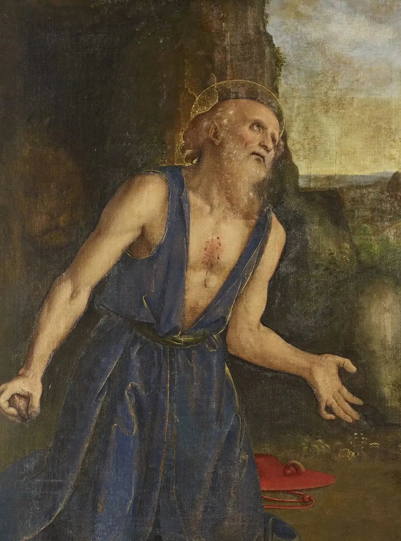São Jerônimo em penitência - Pietro Perugino