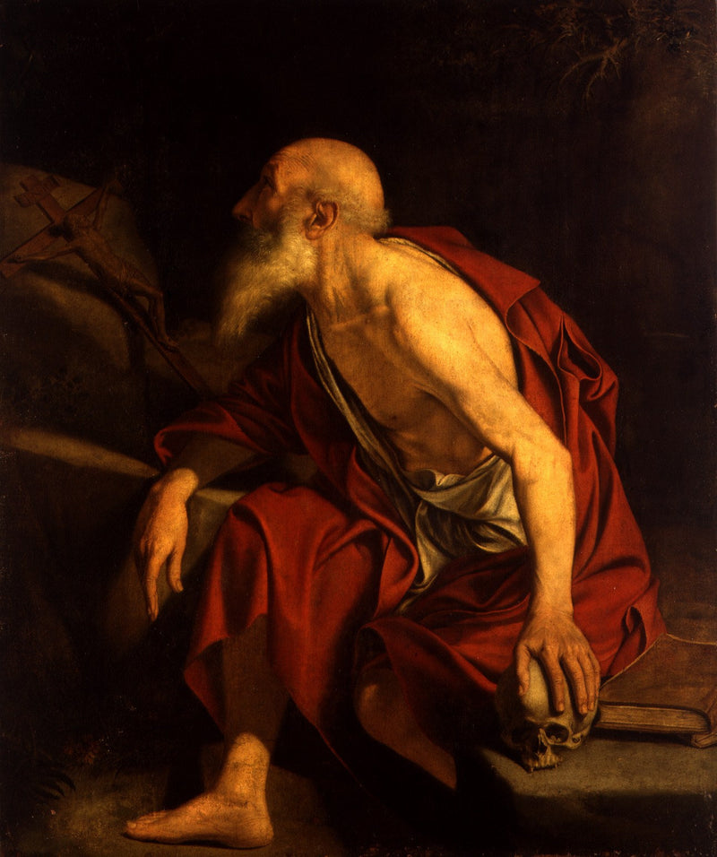 São Jerônimo em oração - Orazio Gentileschi