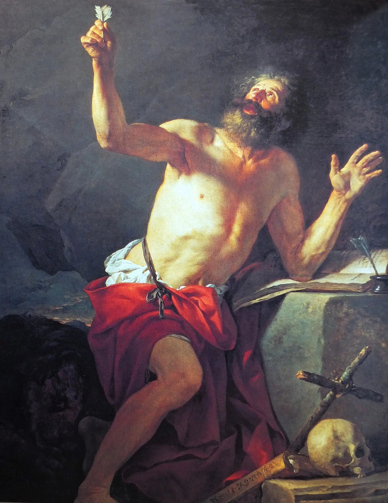 São Jerônimo ouvindo a trombeta do Juízo Final - Jacques-Louis David