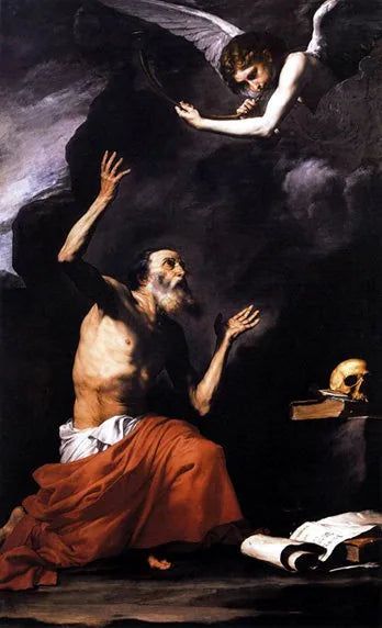 São Jerônimo e o Anjo do Juízo - Jusepe de Ribera