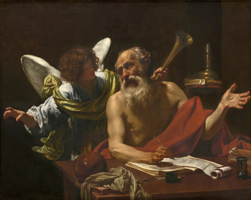 São Jerônimo e o Anjo - Simon Vouet