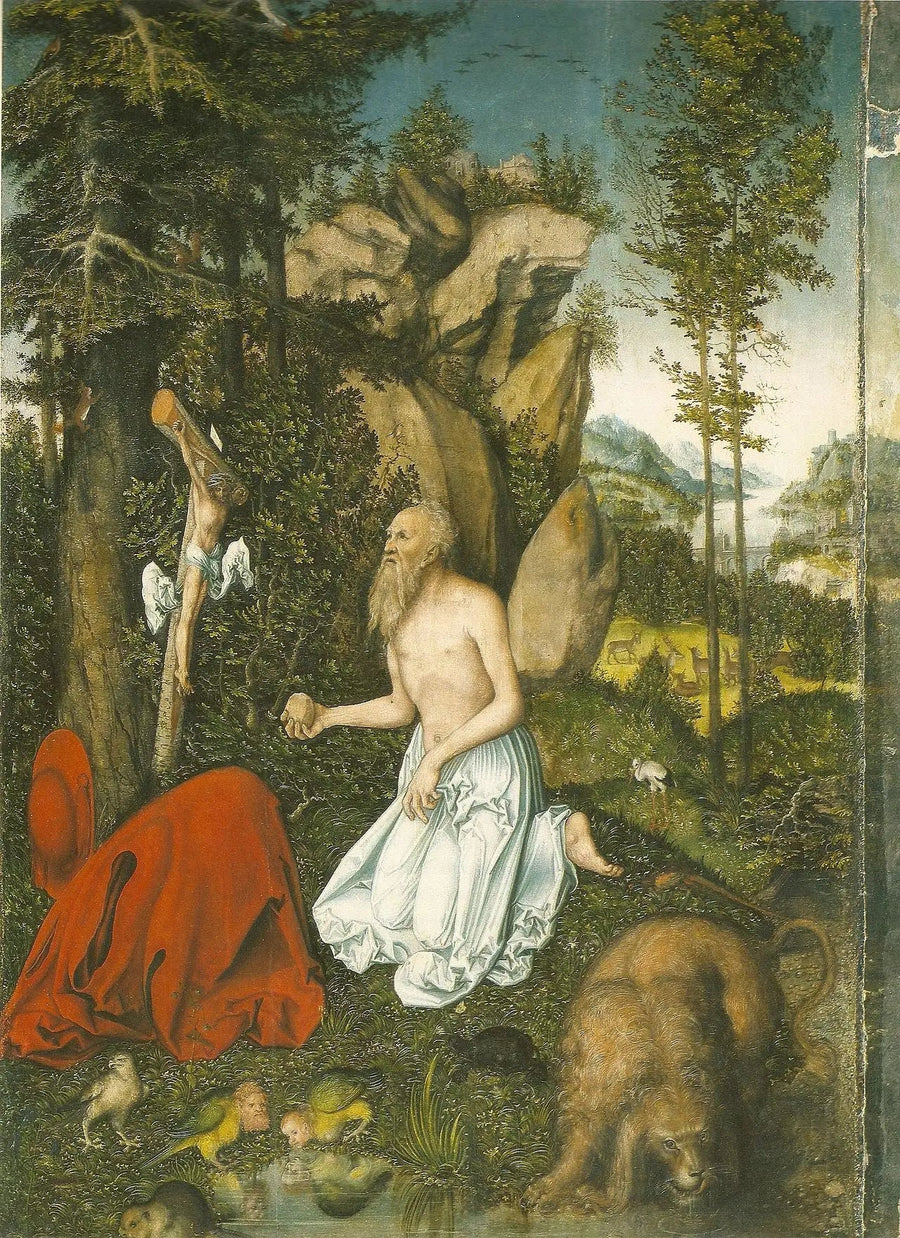Saint-Jérôme - Lucas Cranach, o Velho