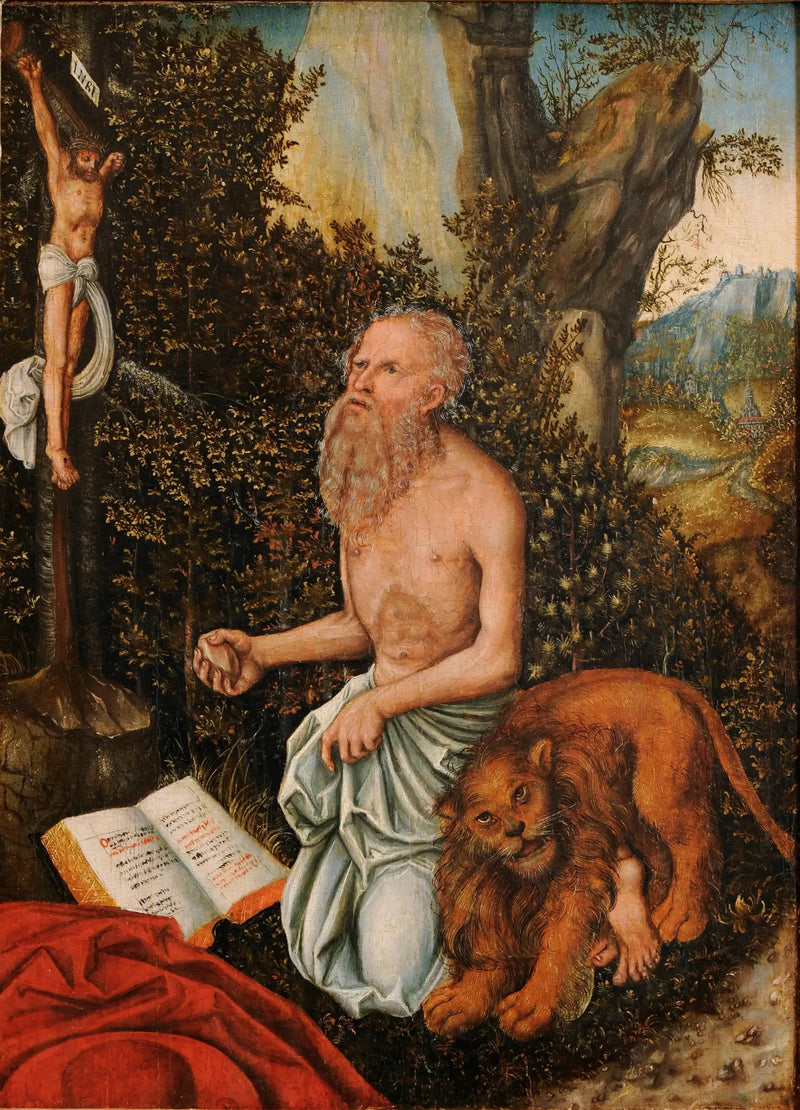 Saint-Jérôme - Lucas Cranach, o Velho