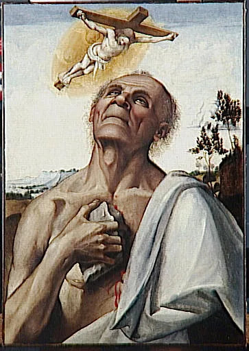São Jerônimo Penitente em Êxtase - Luca Signorelli