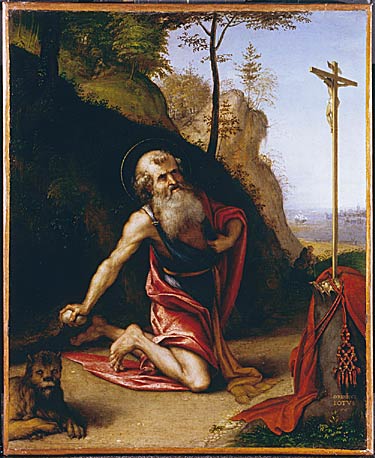 São Jerônimo Penitente - Lorenzo Lotto
