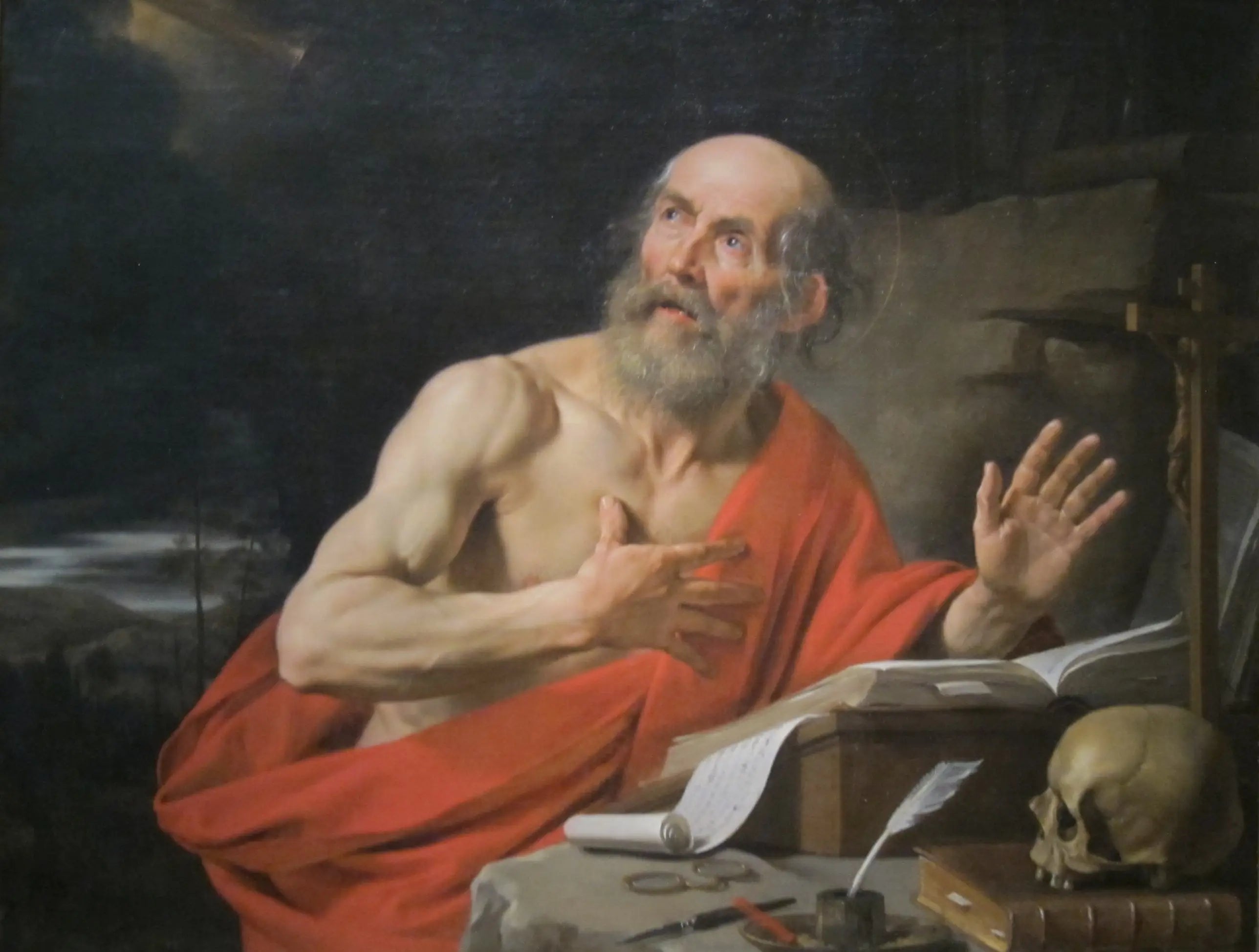 Saint Jérôme - Philippe de Champaigne - Alpha Reproduction