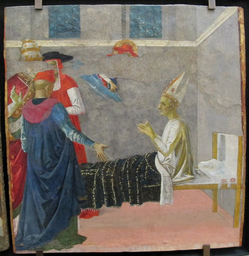 São Jerônimo Ressuscitando o Cardeal Andrea - Pietro Perugino