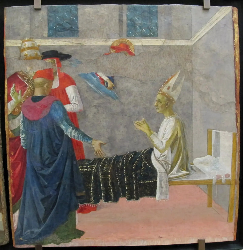 São Jerônimo Ressuscitando o Cardeal Andrea - Pietro Perugino