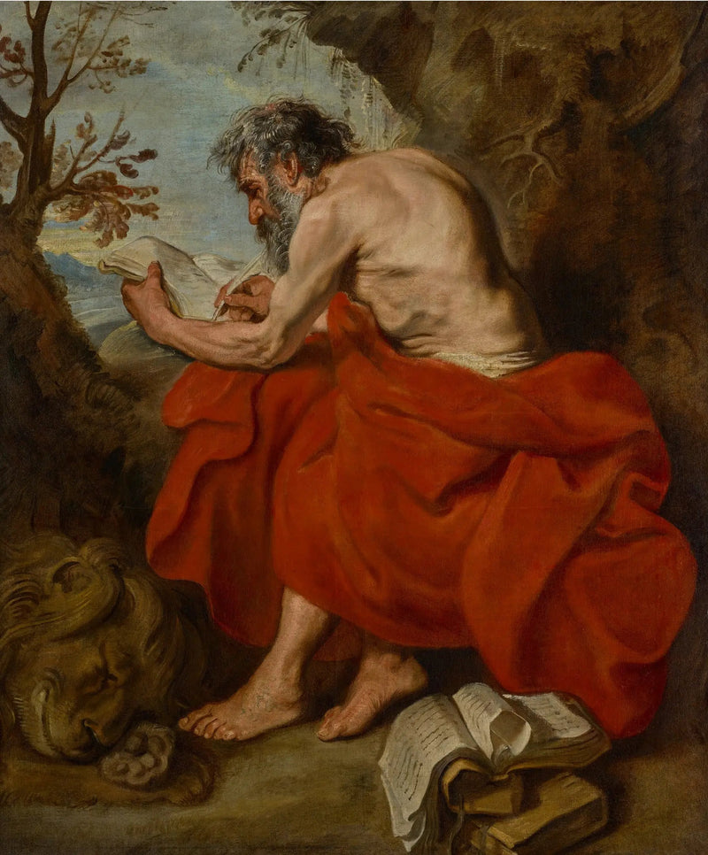 São Jerônimo, cerca de 1615-1616 - Antoine van Dyck