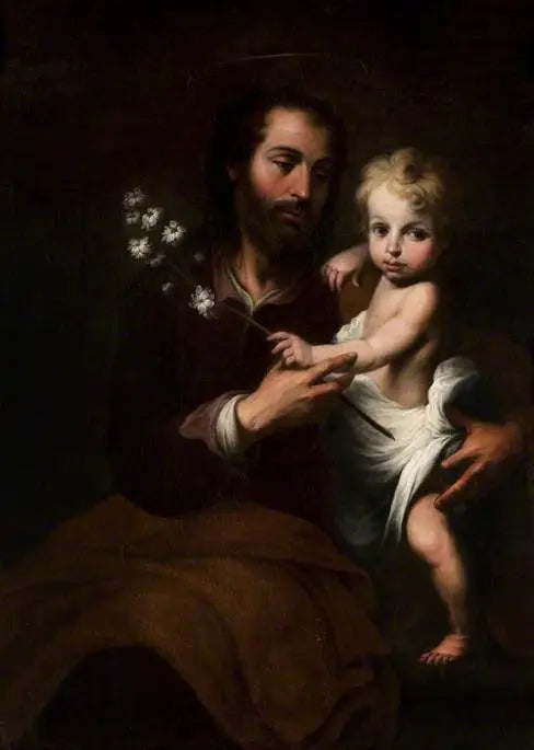 São José com o Menino Jesus - Bartolomé Esteban Murillo