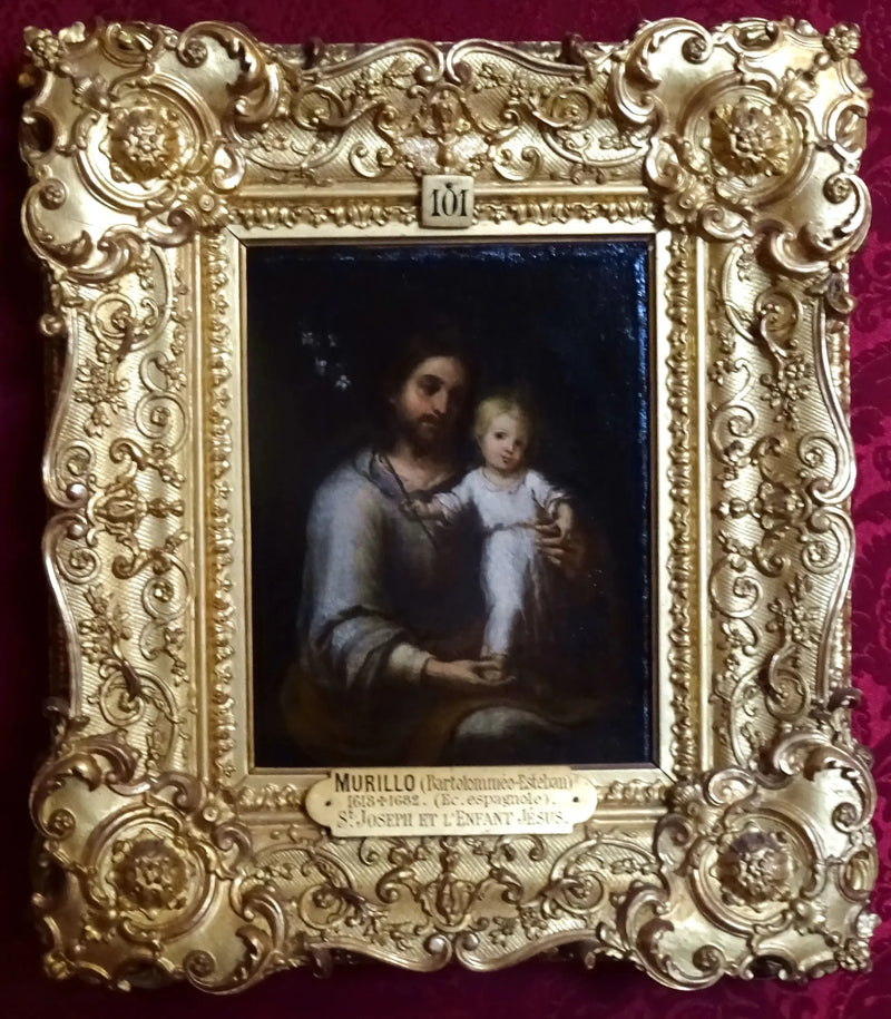 São José e o Menino Jesus - Bartolomé Esteban Murillo