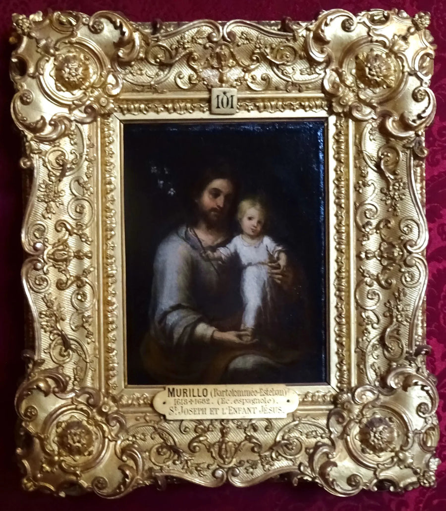 São José e o Menino Jesus - Bartolomé Esteban Murillo