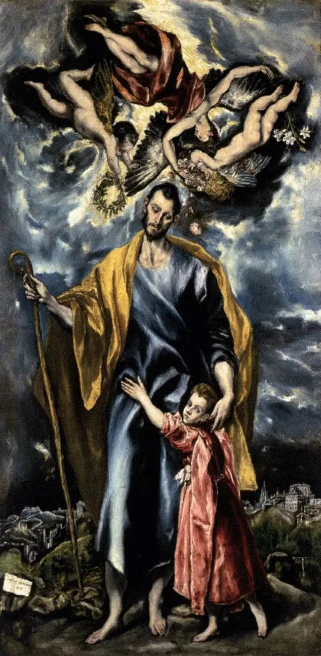 São José e o Menino Jesus (Capela São José) - El Greco