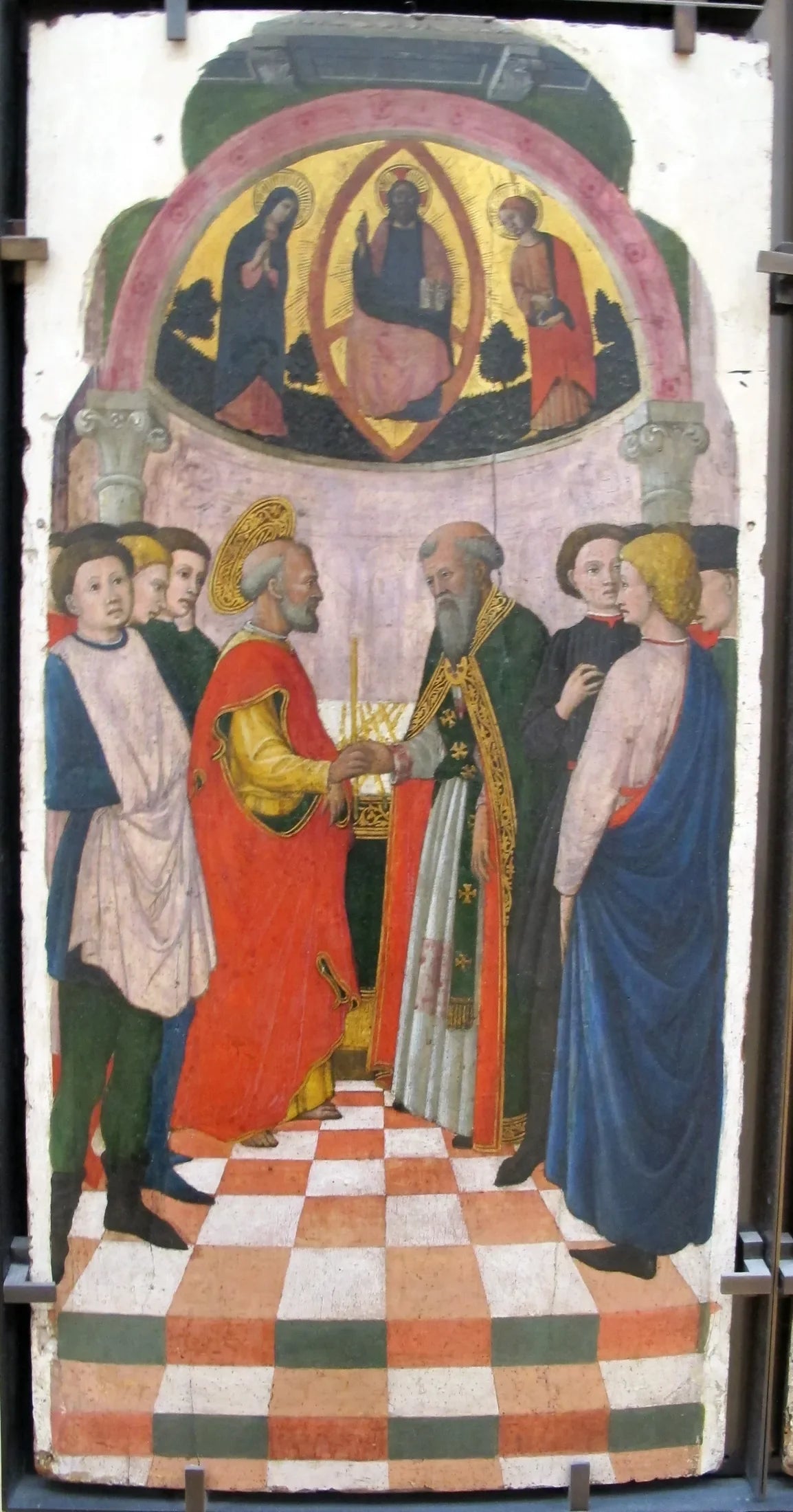Saint Joseph et les prétendants - Giovanni Francesco da Rimini image 1 reproduction réalisée par Alpha Reproduction