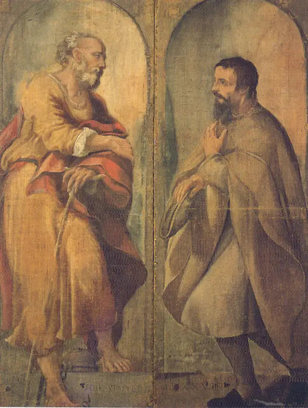São José e um devoto - Antonio da Correggio