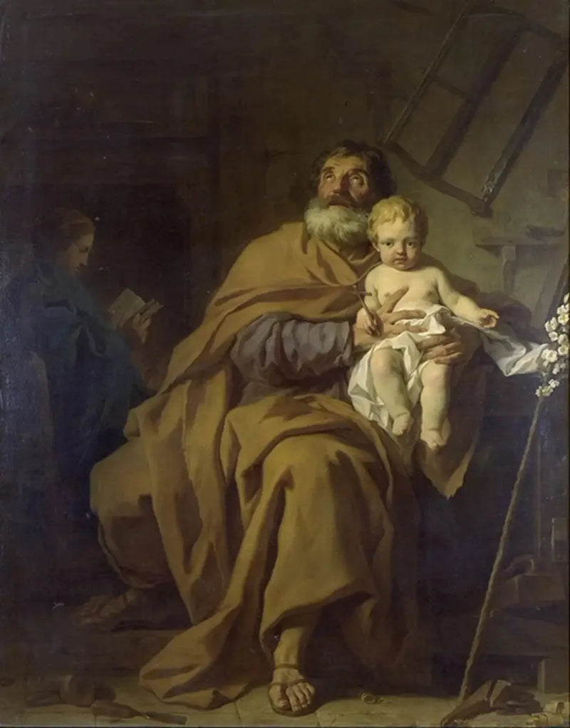 São José, inquilino do Menino Jesus - Pierre Subleyras