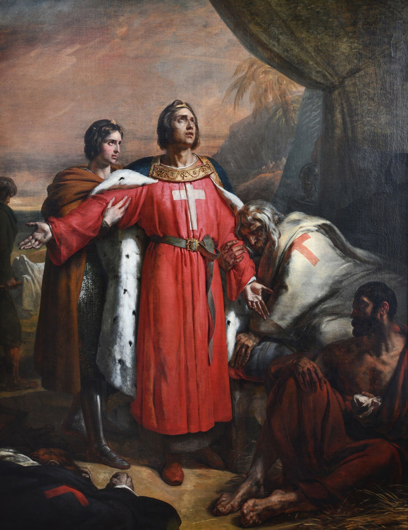 Visita de Saint Louis aos pestiferados - Ary Scheffer