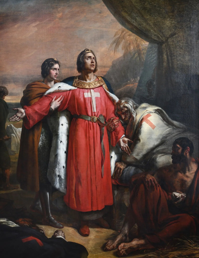 Visita de Saint Louis aos pestiferados - Ary Scheffer